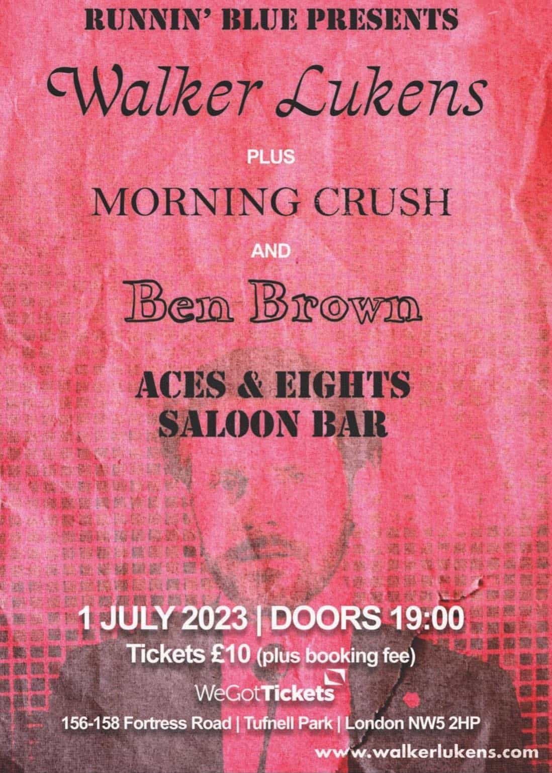 Runnin' Blue Present Walker Lukens with Morning Crush & Ben Brown