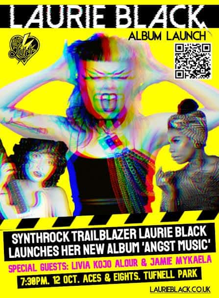 Laurie Black Album Launch + JAMIE MYKAELA + LIVIA KOJO ALOUR