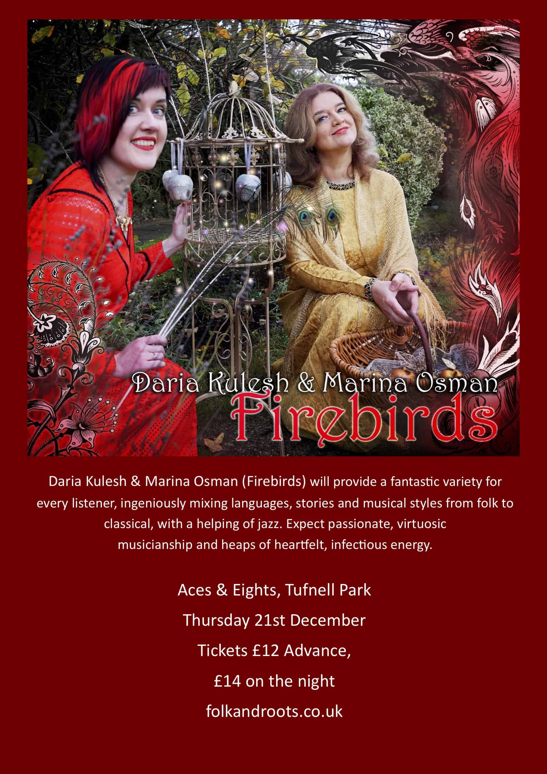 FolkAndRoots Present Daria Kulesh & Marina Osman (Firebirds)