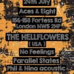 School Night RendezVous Present Hellflowers + The Hellflowers + No Feelings + Parallel States  + Phil & Nina acoustic