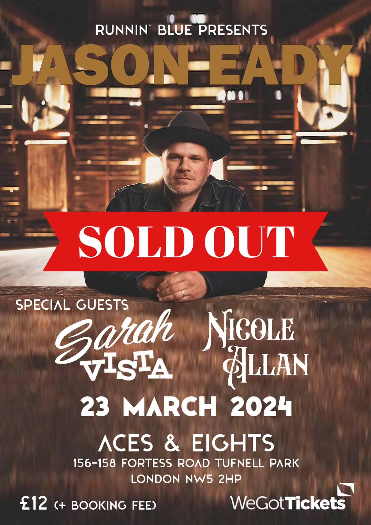 Runnin' Blue Present Jason Eady (SOLD OUT)