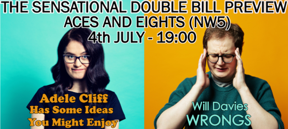 Adele Cliff and Will Davies - Sensational Double Bill Preview