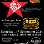 Runnin' Blue Present Joe Solo and Boss Caine in aid of Voluntary Action Islington.
