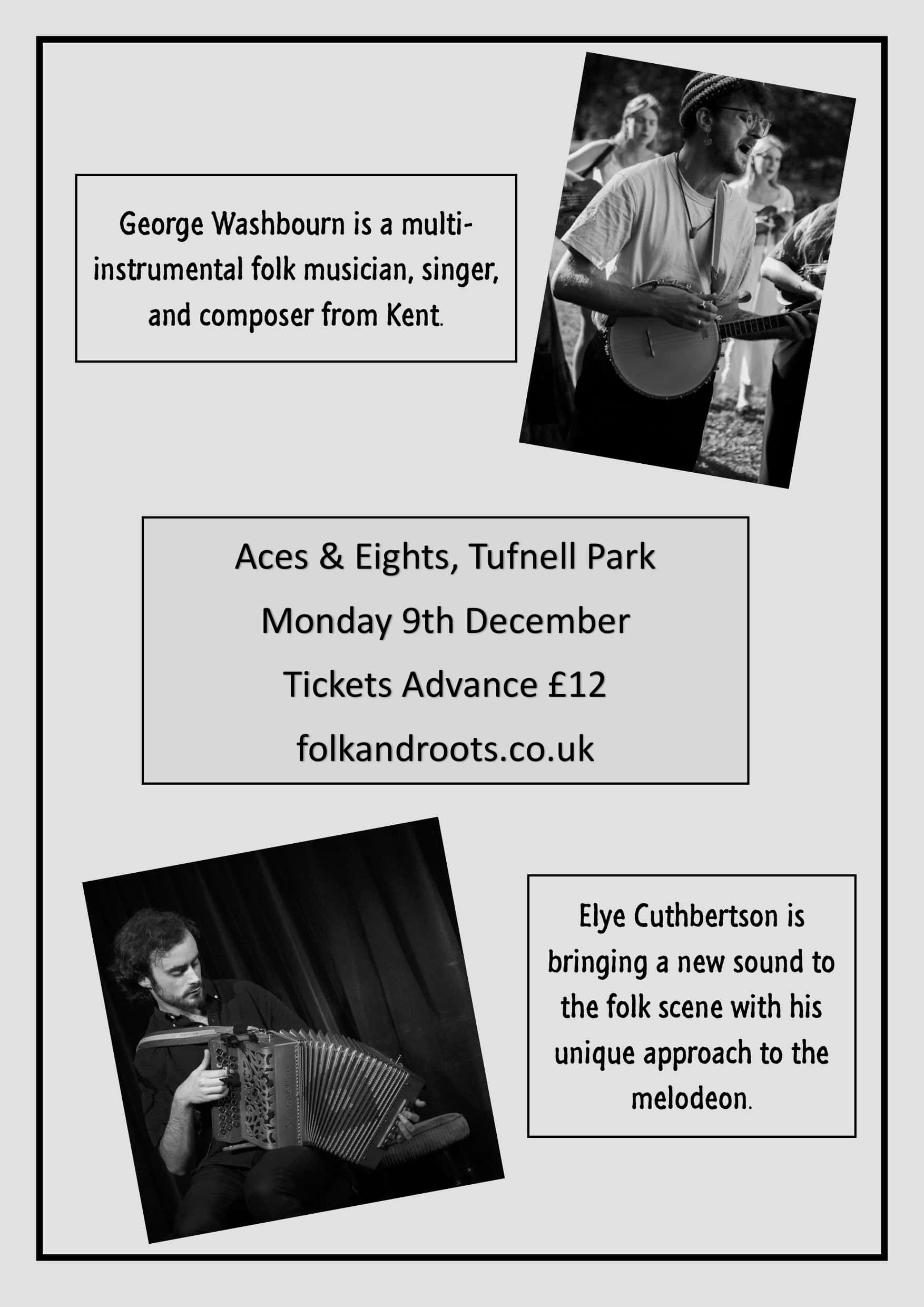 FolkAndRoots Present George Washbourn and Elye Cuthbertson