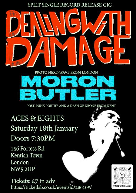 Dealing With Damage + Moron Butler (Split single launch)