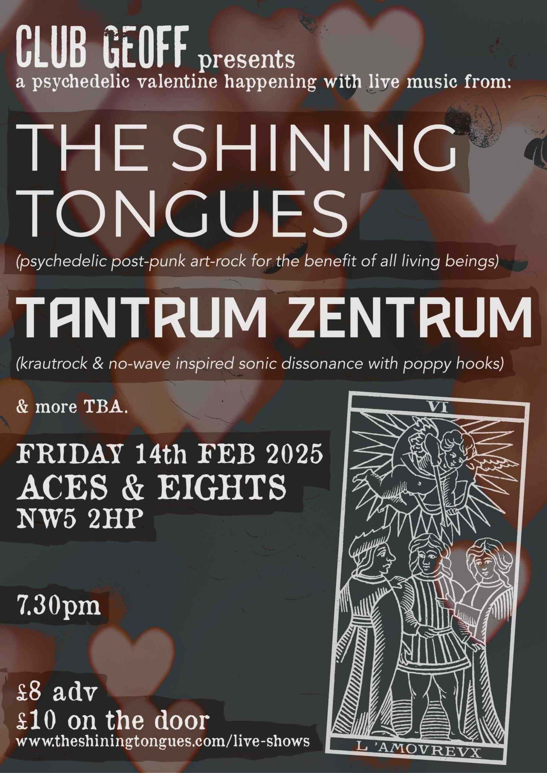 CLUB GEOFF Presents THE SHINING TONGUES + TANTRUM ZENTRUM