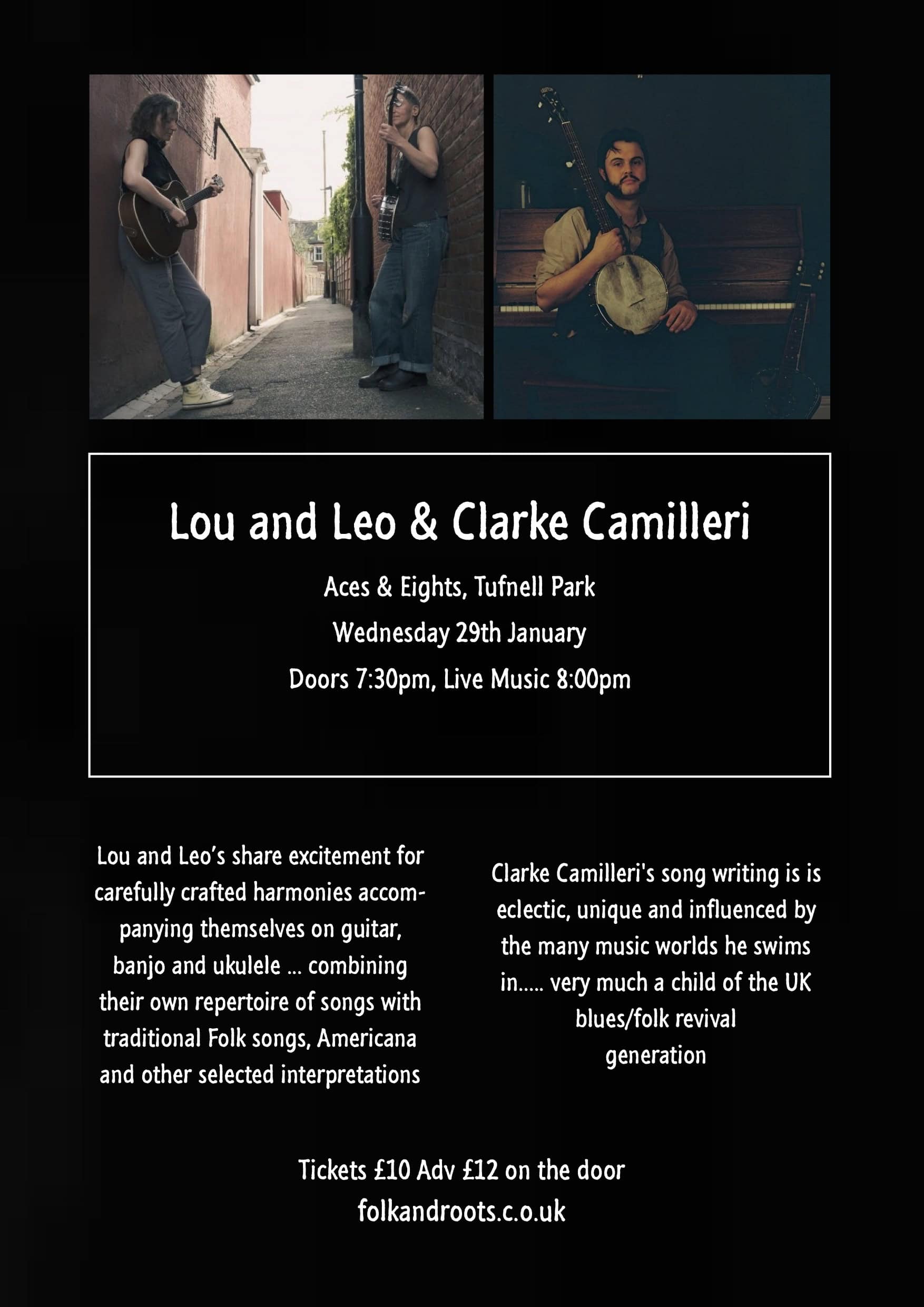Lou and Leo & Clarke Camilleri as part of INDEPENDENT VENUE WEEK