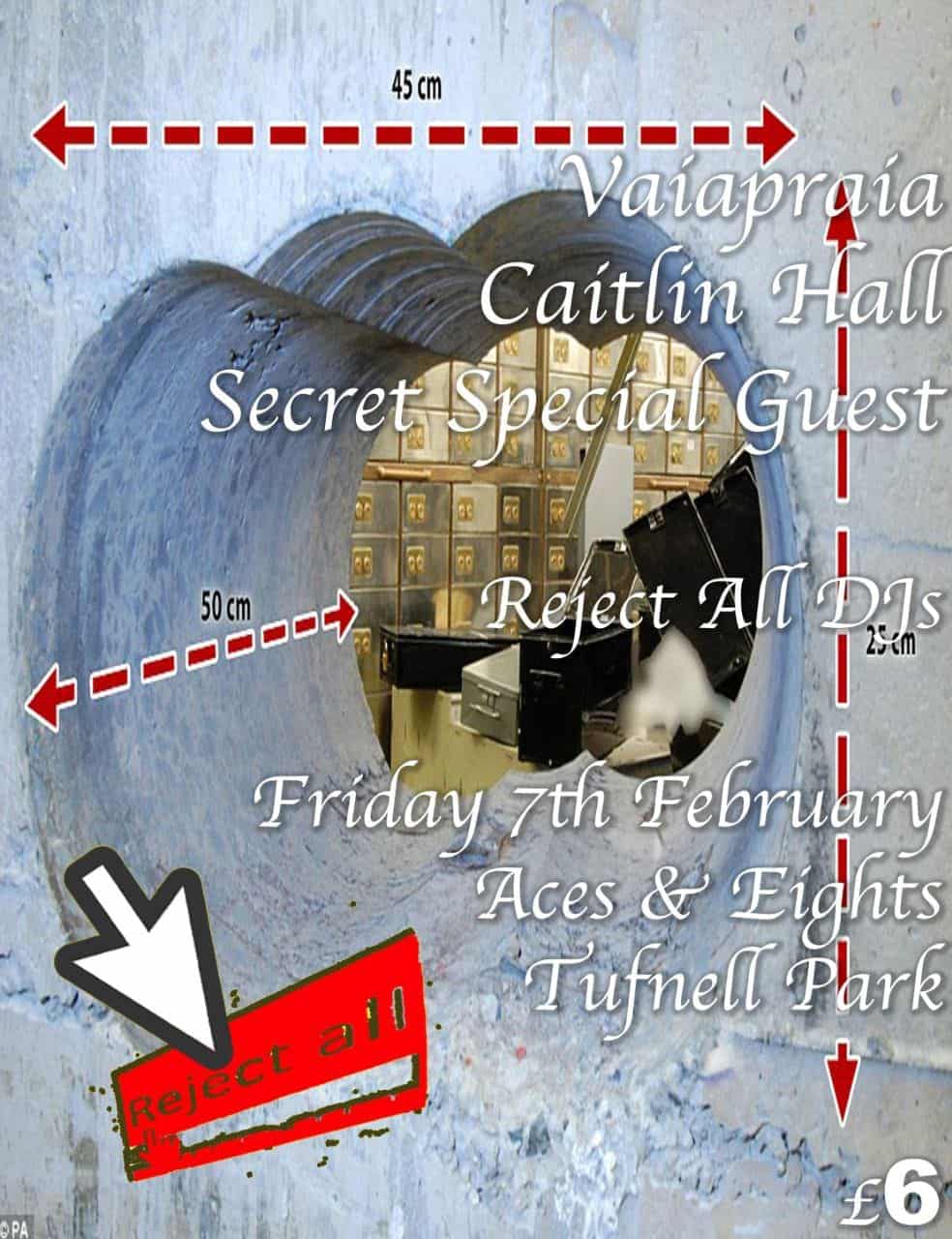 Reject All Presents... Vaiapraia + Caitlin Hall + Secret guest???