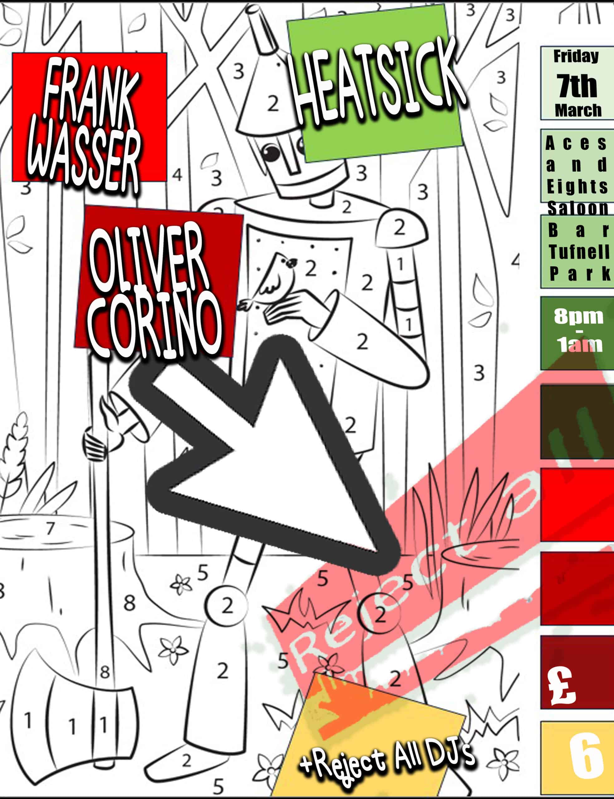 Reject All Present Heatsick + Frank Wasser + Oliver Corino