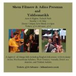 FolkAndRoots Present Shem Filmore & Adina Presman + Yiddiomatikh