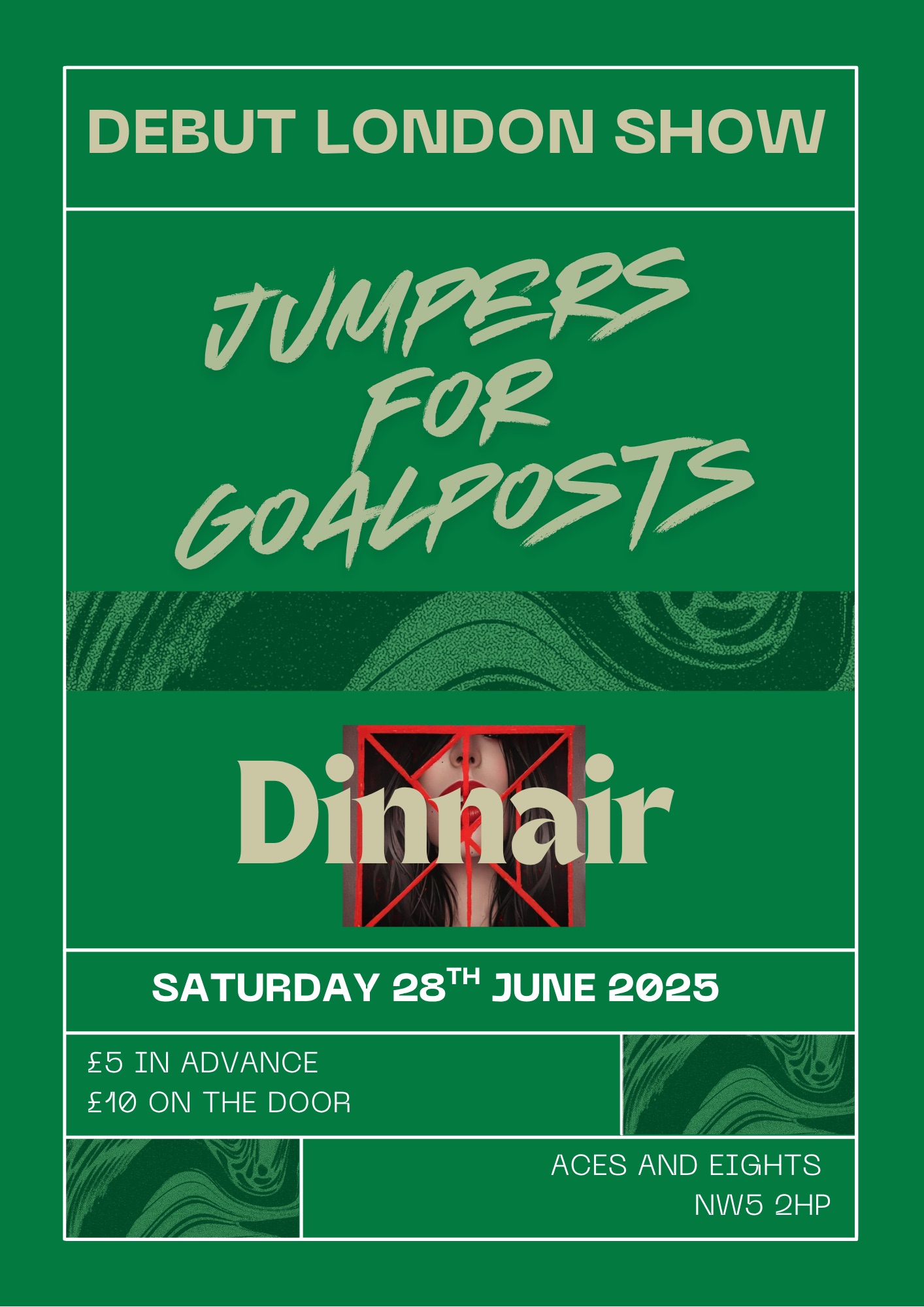 Post Punk Club Presents Jumpers For Goalposts + Dinnair