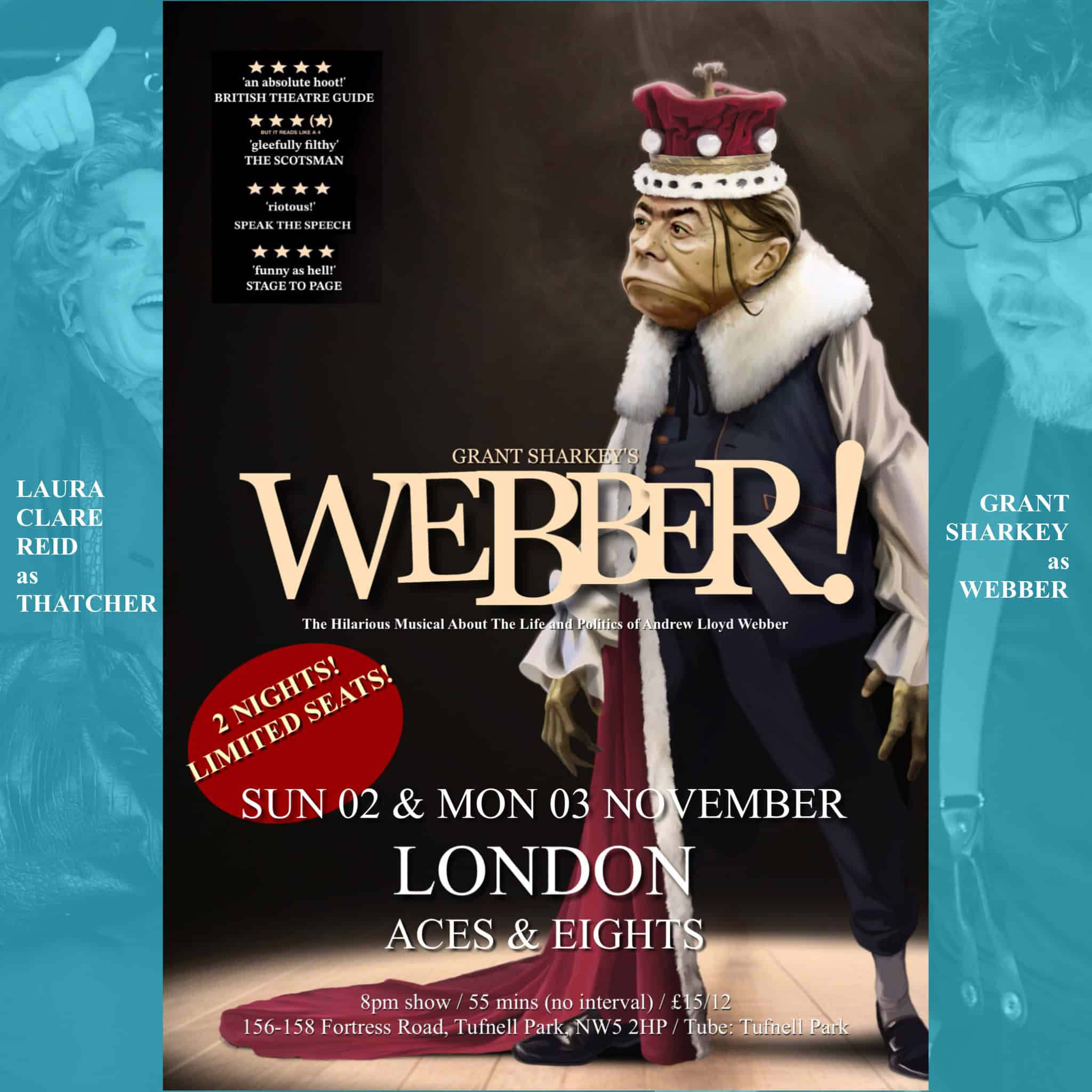 WEBBER - Grant Sharkey - 1st of 2 NIGHTS IN LONDON.