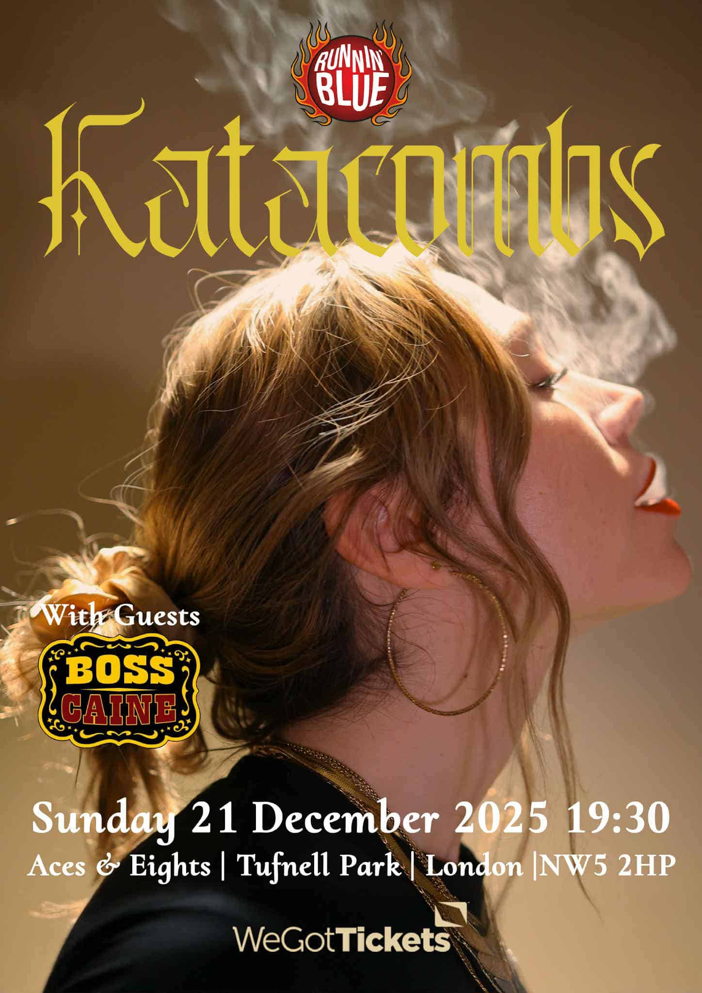 Runnin' Blue presents Katacombs + Boss Caine
