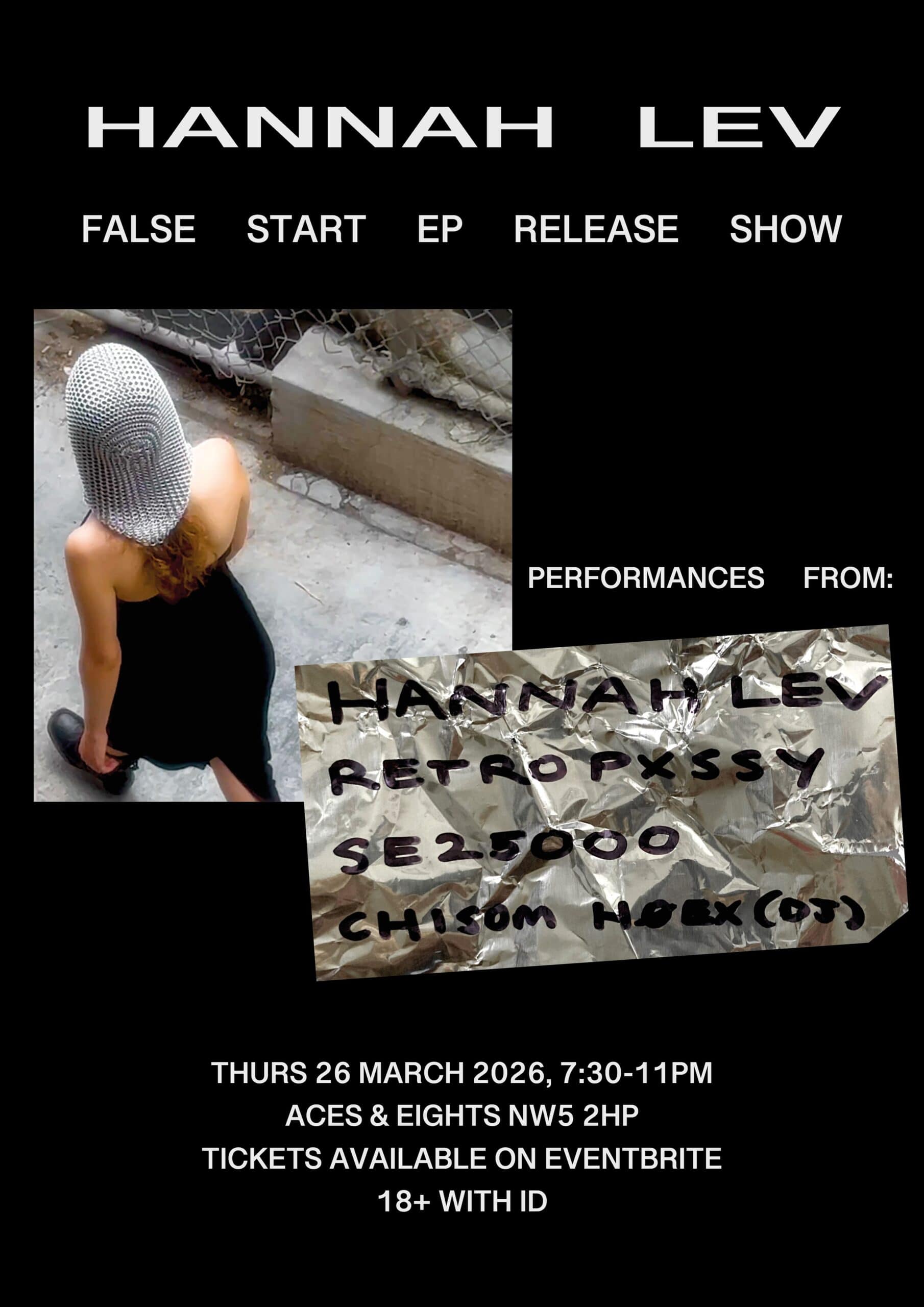 Hannah Lev EP release show + Support