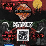 The Great Moth + Ronin Veins + Astro Cats
