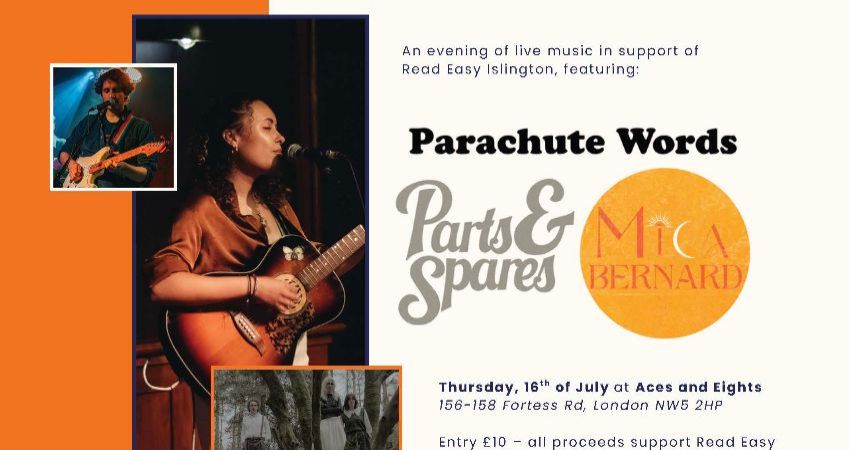 An Evening Of Live Music in Support Of 'Read Easy Islington'.