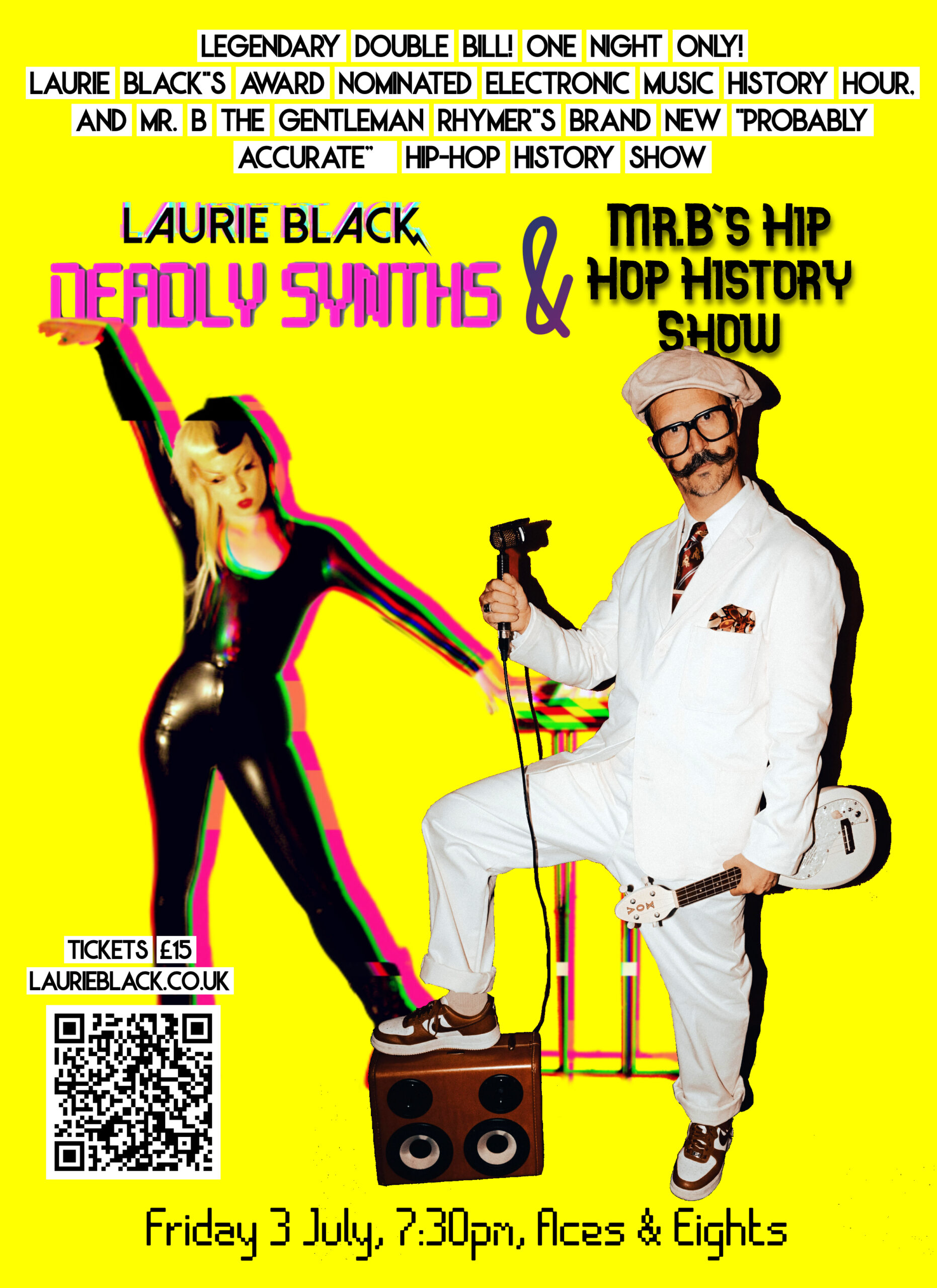 Laurie Black: Deadly Synths and Mr B's "Probably Accurate" Hip Hop History Show