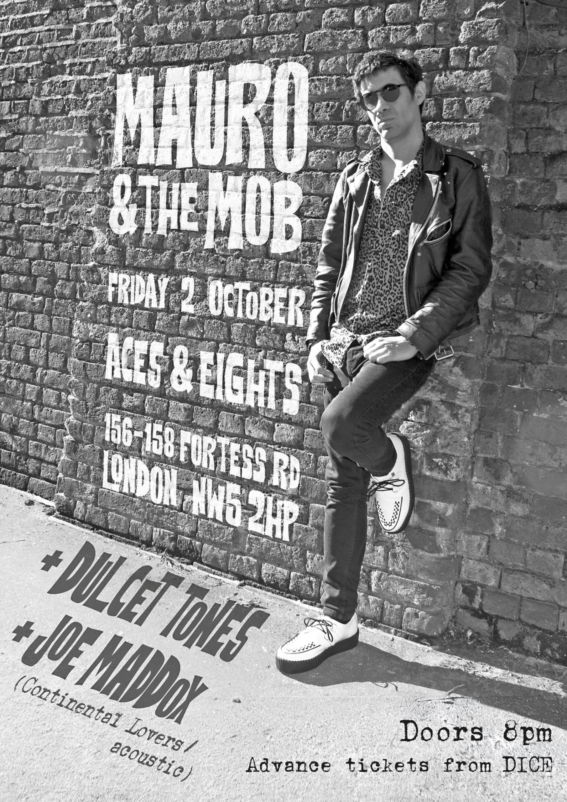 Mauro & the Mob + Dulcet Tones +Joe Maddox
