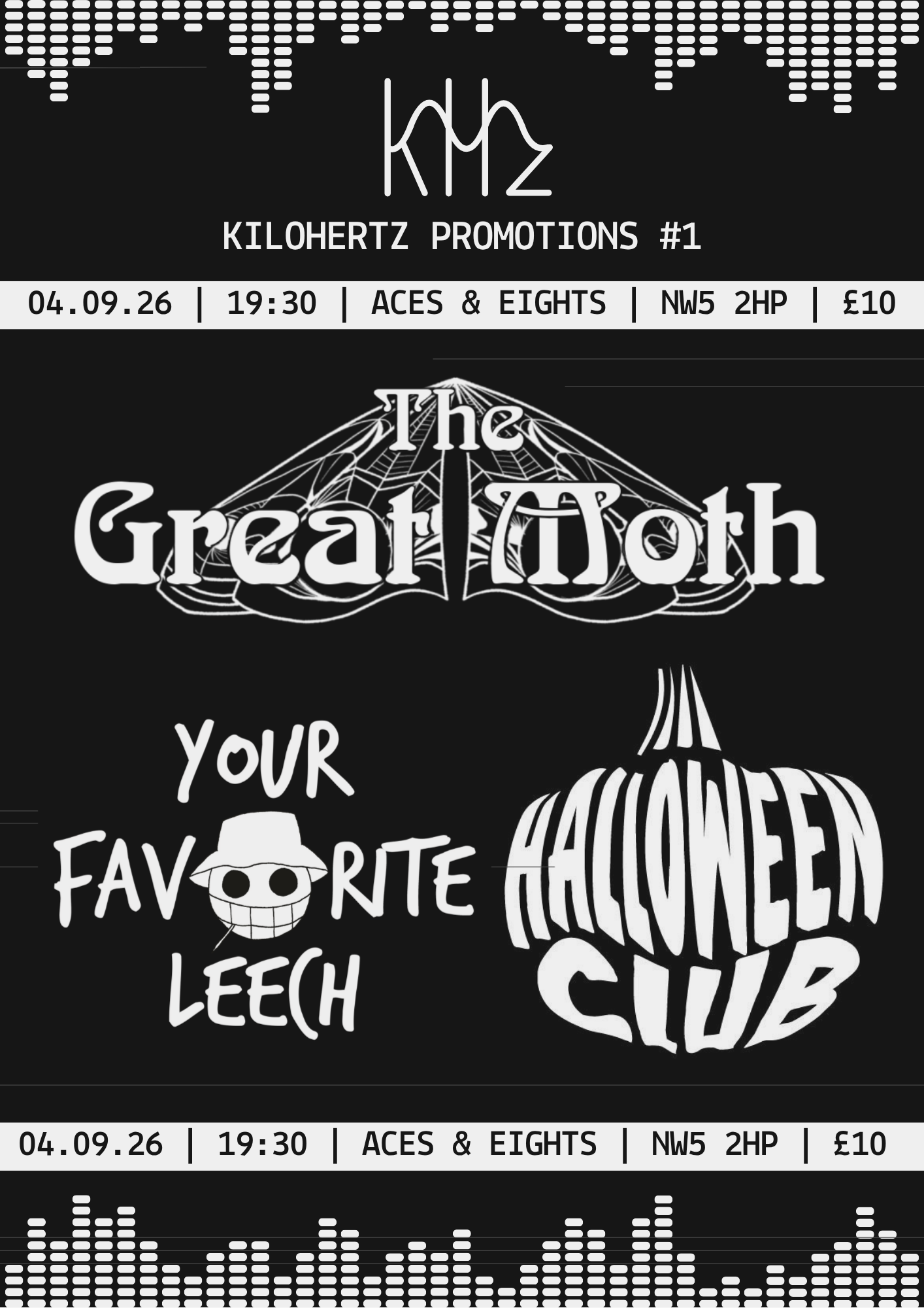 The Great Moth + Halloween Club + Your Favorite Leech